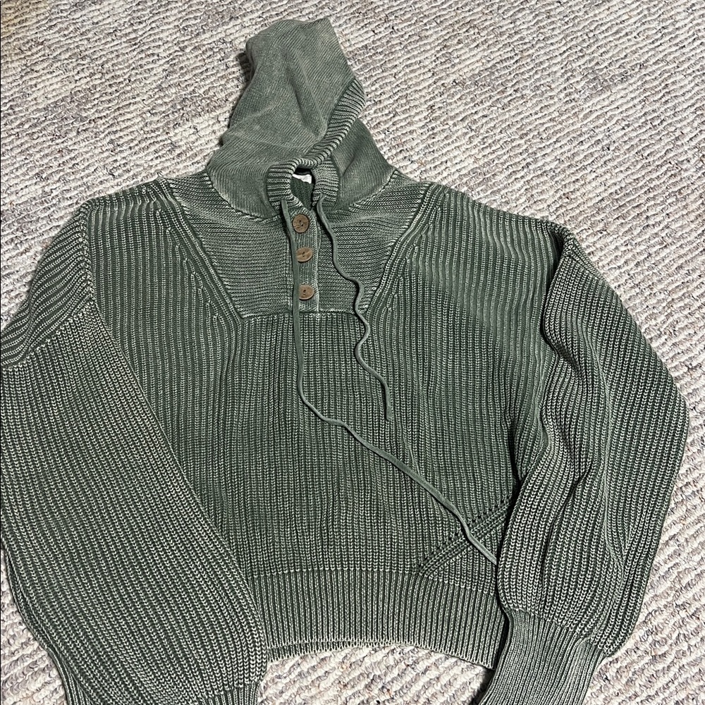 Blu Pepper Green Sweater